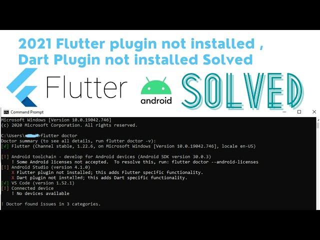 2021 Flutter Plugin not installed; this adds flutter specific functionality.x Dart plugin not