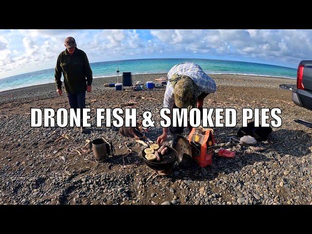 Drone Fishing Adventure & Weber Smoked Angus Beef Pies are No 1