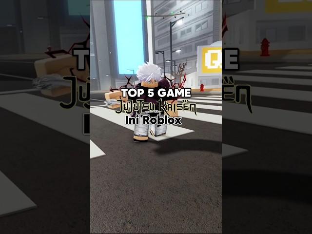 top 5 game jujutsu kaisen in roblox #roblox #jjk #anime #update #gooblox