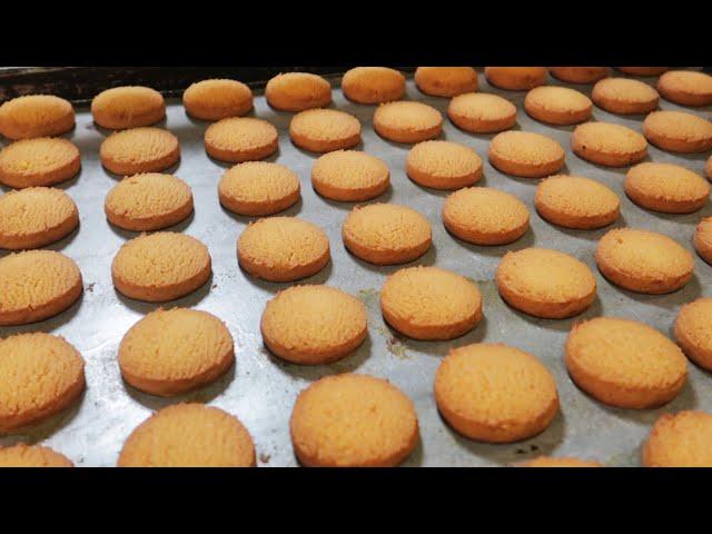 Osmania Biscuit Making | Hyderabad Famous Biscuits | Factory Making of Biscuits | Indian Street Food