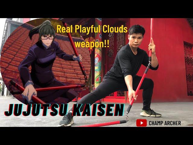 Jujutsu Kaisen Playful Cloud weapon!! real life!!