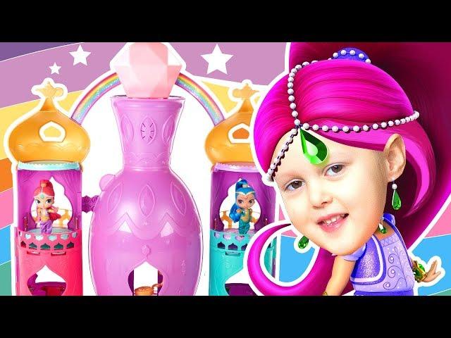 Шиммер и Шайн Волшебная Лампа Гигант Дворец Джиннов Fisher-Price Shimmer and Shine Magical Light