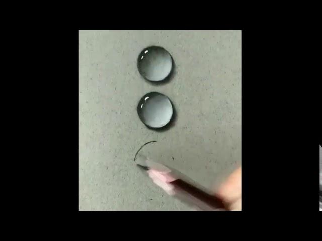 Как нарисовать капли воды (How to draw water drops)