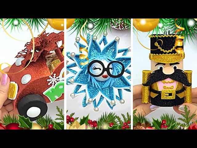 Handmade Christmas Craft  3 Ideas Christmas Tree Decorations  Christmas DIY Craft Ideas 2024