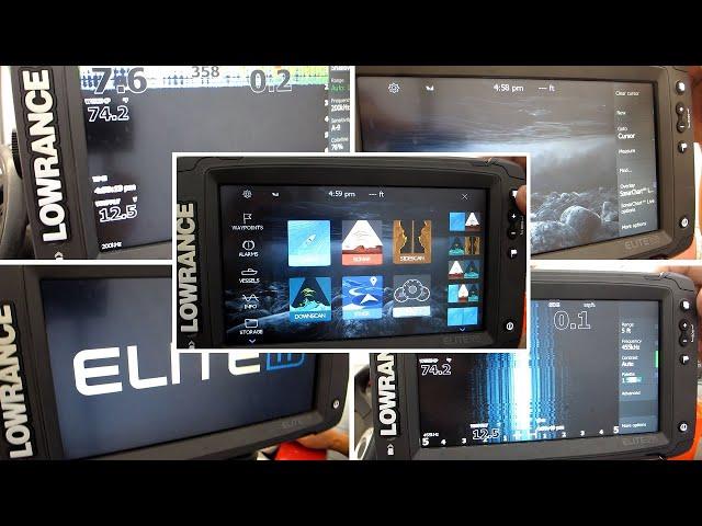 Lowrance Elite-9 Ti2 Fish Finder with Active Imaging Transducer: Review, Features & Demo