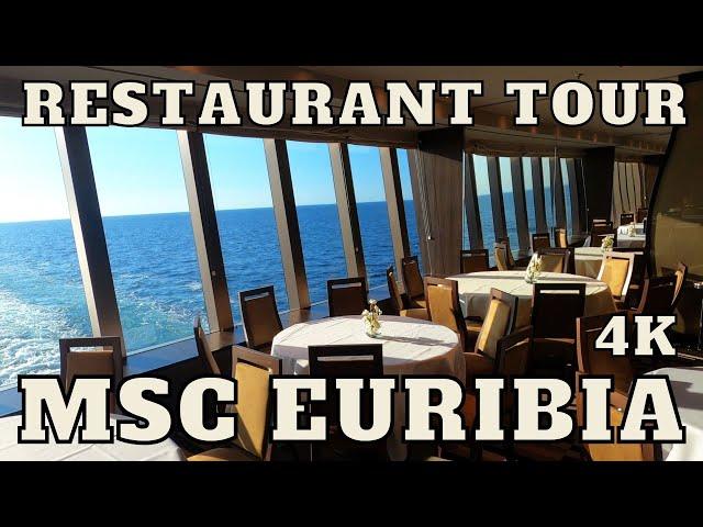 MSC EURIBIA ship tour - COLORADO RIVER - MAIN RESTAURANT