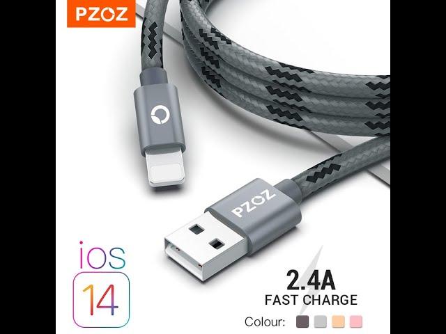 Best Iphone charger | Fast charging Cable  | PZOZ Usb Cable for iphone 11 12 pro max | Xs Xr X SE 8