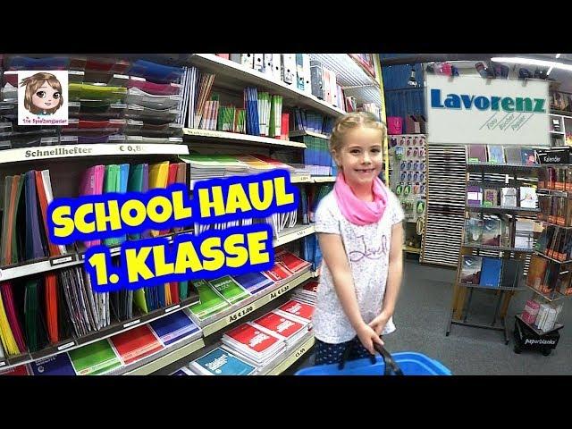 HANNAHS SCHOOL HAUL ️ 5-Jährige kauft Schulsachen für die 1. Klasse ️ Einschulungs - Shopping