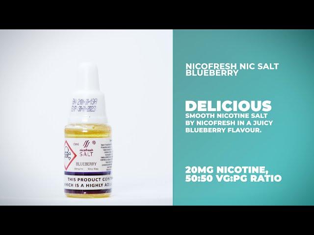 Blueberry - Nicofresh Nic Salt - Kix Vaping Liquids