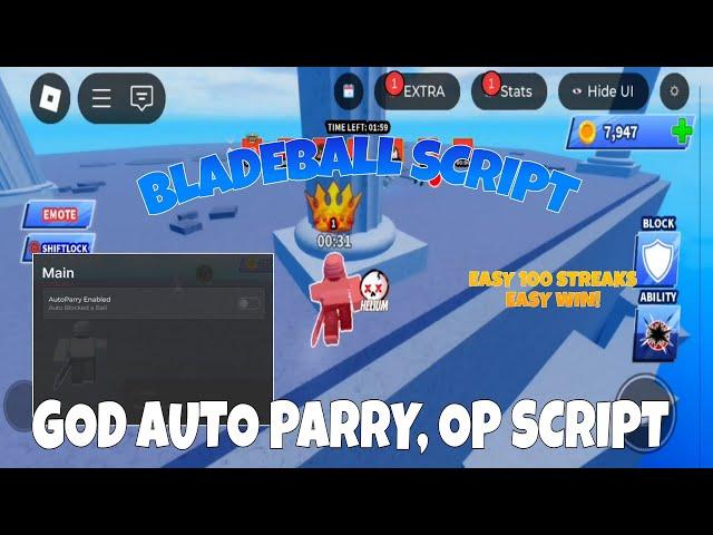 GOD! BLADEBALL SCRIPT KEYLESS | AUTO PARRY, OP SCRIPT | PASTEBIN