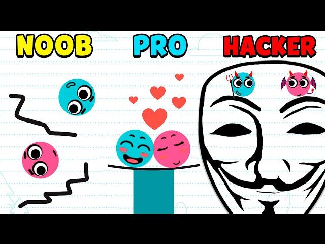 NOOB vs PRO vs HACKER - Love Balls