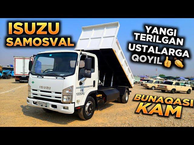 Isuzu samosval yangi terilgan zo‘ri chiqdi! Ustalarni qo‘li gul