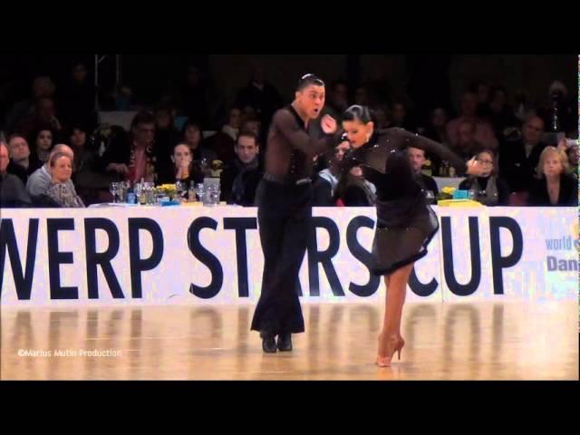 12th Antwerp Stars Cup - GrandSlam Latin - solo Samba - Andrey Gusev & Elizaveta Cherevichnaya