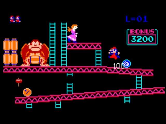 Donkey Kong 1981 - Arcade Gameplay