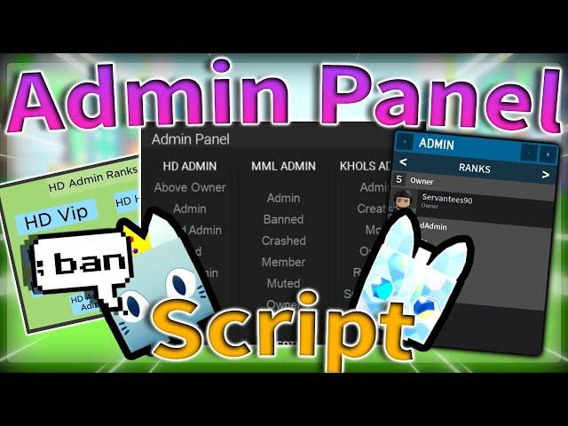 HD Admin Panel Script [PASTEBIN] [2023]