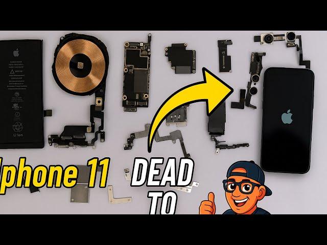 iPhone 11 Restoration from Dead to Brand New | Full LCD & Housing Replacement by FixoraOne