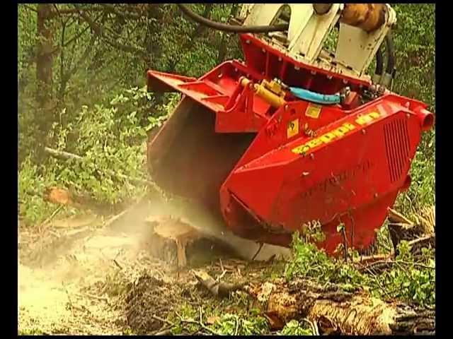 SEPPI M. - STAR FC hyd. - Fresaceppi per escavatori/ Stump grinder for excavator/ Wurzelstockfräse