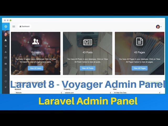 Laravel Admin Panel Full Course | Voyager Admin Panel | Laravel Tutorial