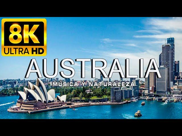 FLYING OVER AUSTRALIA 8K |Amazing beautiful natural scenery with relaxing music|8K ULTRA HD VIDEO