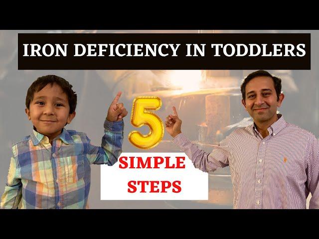 Iron Deficiency in Toddlers (1-3 years): [DO THIS & STOP WORRYING] | Dr. Raj