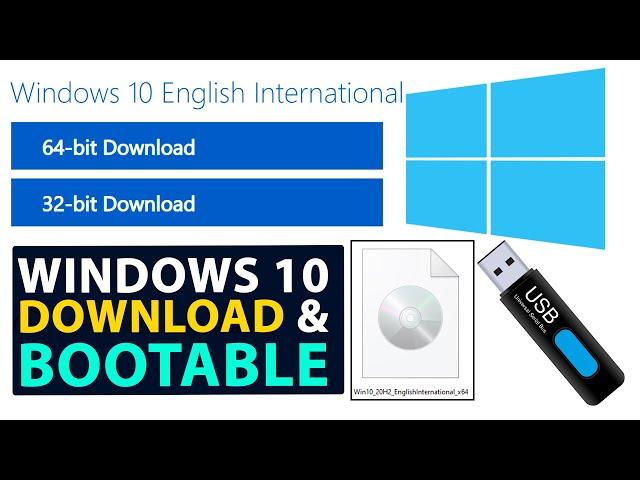 Download Windows 10 from Microsoft Official Site & Bootable USB Pendrive