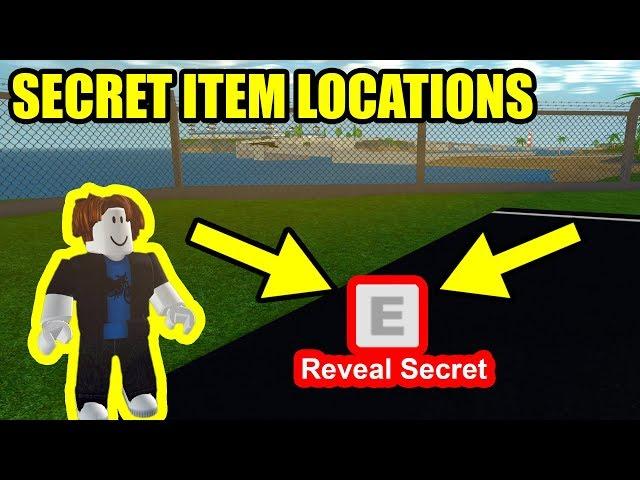 ALL 3 SECRET ITEM LOCATIONS!!! | Roblox Mad City