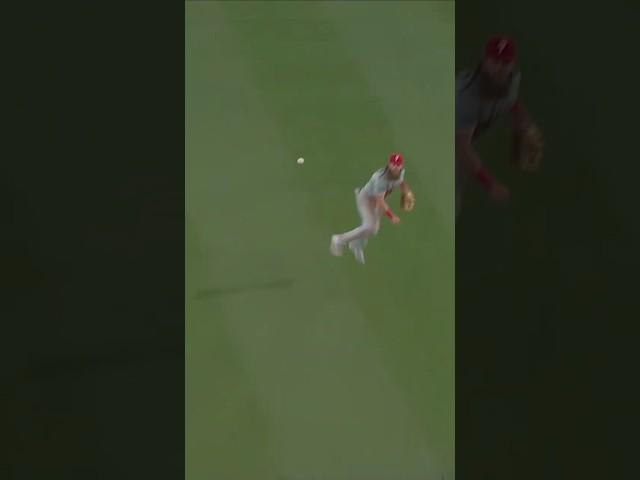 Brandon Marsh Throws Out Logan Davidson at Home for a Double Play in 10th Inning