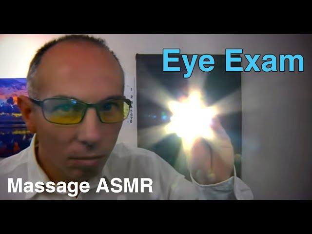 ASMR Dr Dmitri Role Play Eye Examination - Flashlight