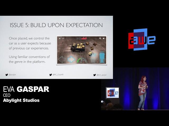 Eva Gaspar (Abylight Studios): UI/UX on AR Games: Defining the Next Generation Visual Metaphores