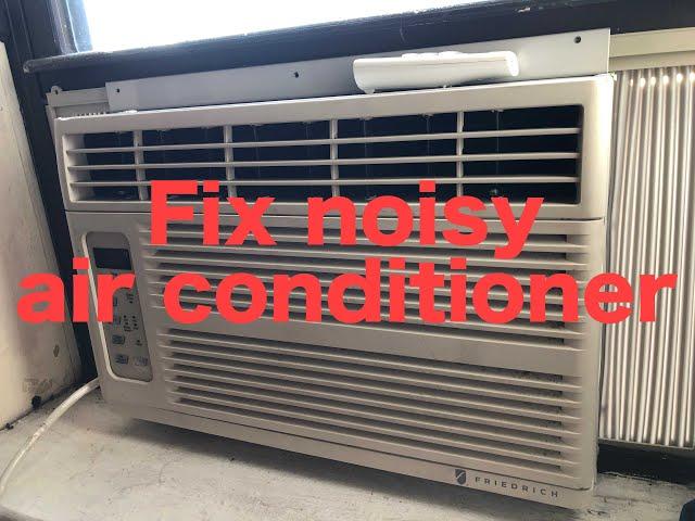 Fixing a window air conditioner rattle hack 2024