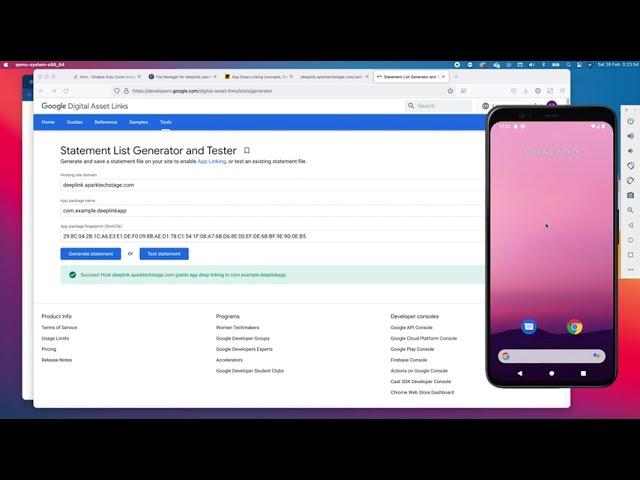 Flutter App Link implementation