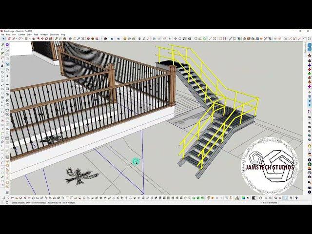 Profile Builder 3 for sketchup - the fastest staircase plugin with much details