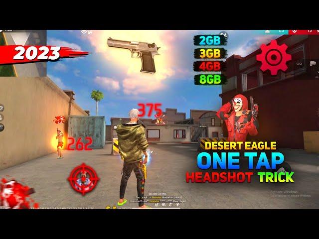 Desert Eagle One Tap Headshot Trick || Free Fire Me Headshot Kaise Mare || Khuni Gamers