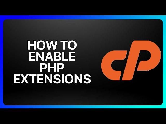 How To Enable Php Extensions In cPanel Tutorial