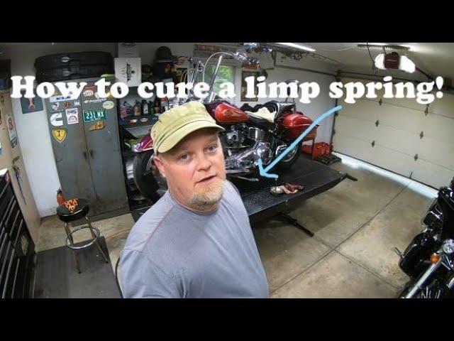 How to Replace a Harley Davidson Heritage Softail Kickstand Spring