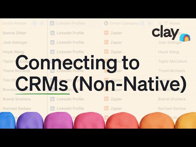 Linking Clay to Your CRM with Zapier | Enriched Sales Leads | Clay