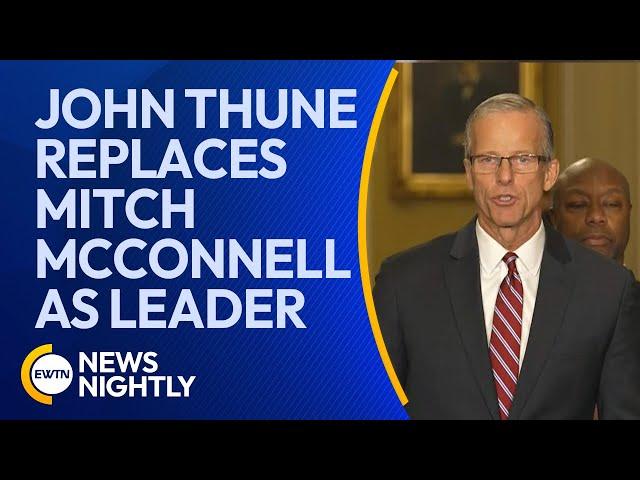 Senator John Thune Replaces Mitch McConnell as Senate Republican Leader | EWTN News Nightly