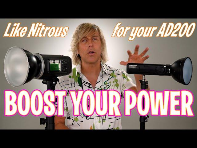 Making Godox AD200 as powerful as AD600