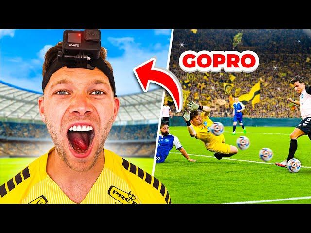 I Wore A Gopro In a Professional Football Match!