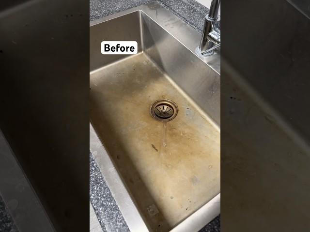 I Deep Cleaned This Sink #cleaning #satisfying