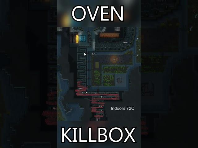 Rimworld Oven Killbox in Action