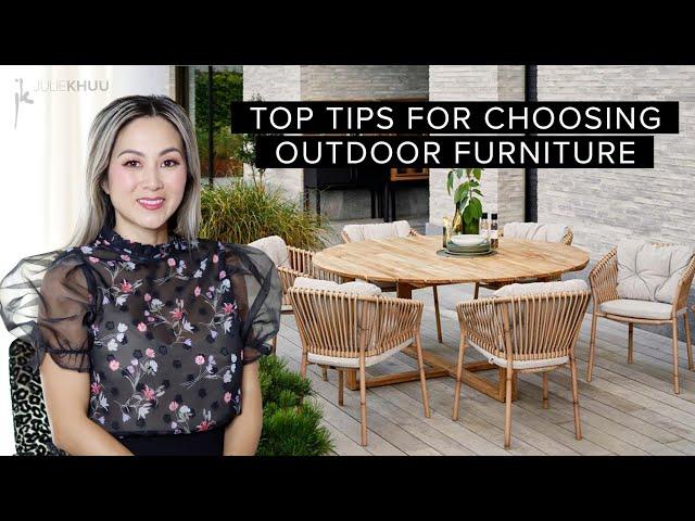 Top Tips for Choosing the BEST OUTDOOR FURNITURE (Designer Wayfair Picks!)