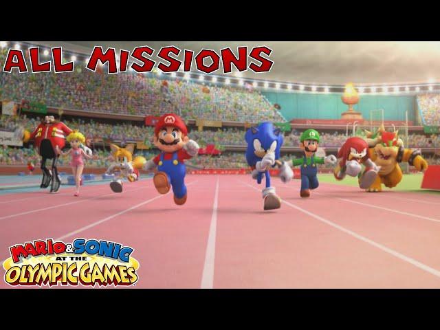 Mario & Sonic at the Olympic Games (Wii) [4K] - All Missions