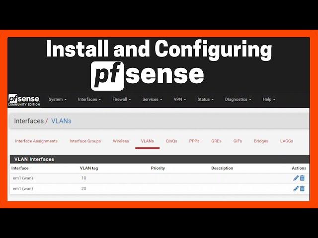 Free firewall for Home or Office | Install and Configure pfSense | pfSense VLAN firewall rules