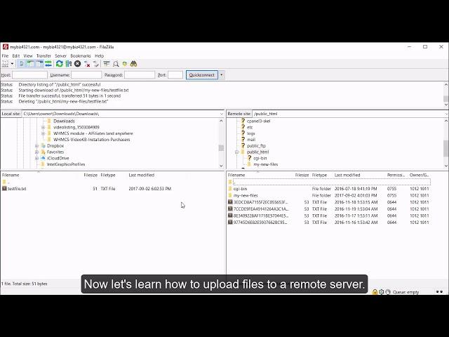How To Upload Files Using FileZilla