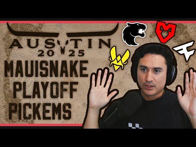 Mauisnake's UNBIASED Playoff Pick'Ems BLAST Austin