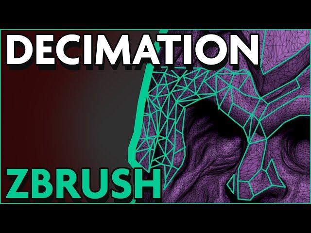 Decimation Master Zbrush!