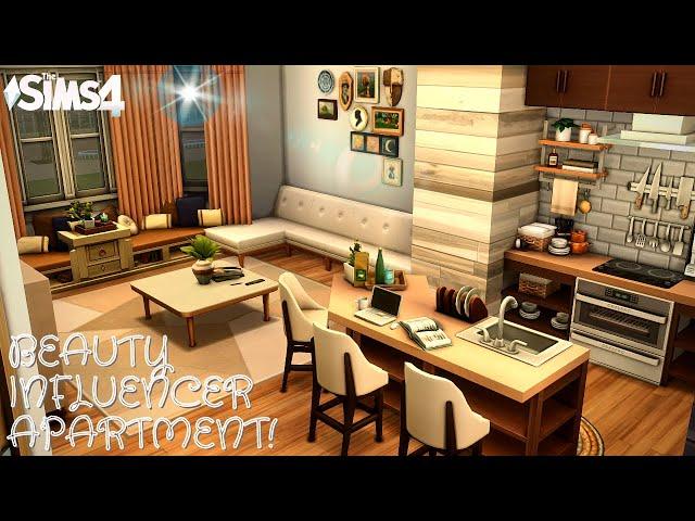 Beauty Influencer Apartment!! || Sims 4 Speed Build || No CC