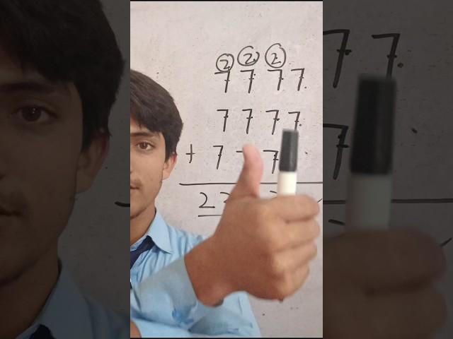 7777 addition learn tricks easy#maths #mathtricks #addition #additiontricks #javedkhara