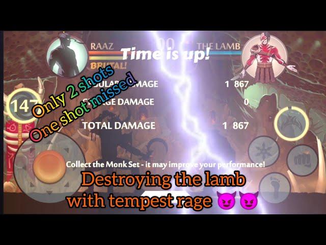 Showing the power of Oldest mythical enchantment Tempest rage || Shadow vs Lamb ||